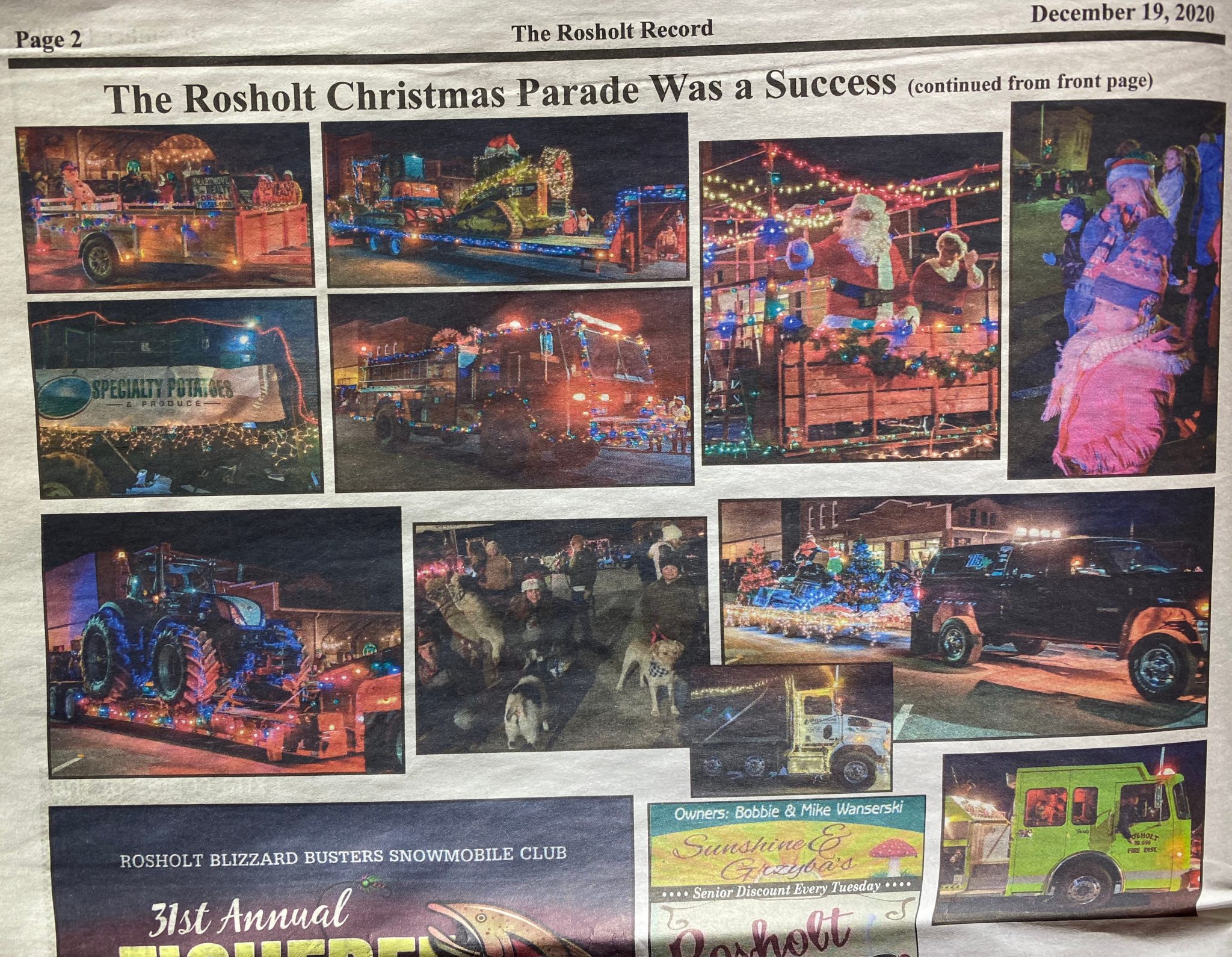 Rosholt Area Business Association in the News Rosholt Area Business